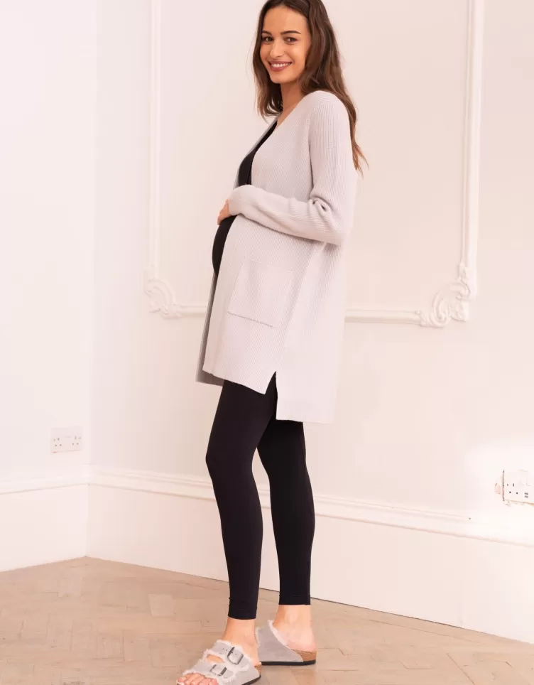 Seraphine Cardigan en maille en mélange de viscose avec poches plaquées | < Pulls | Loungewear