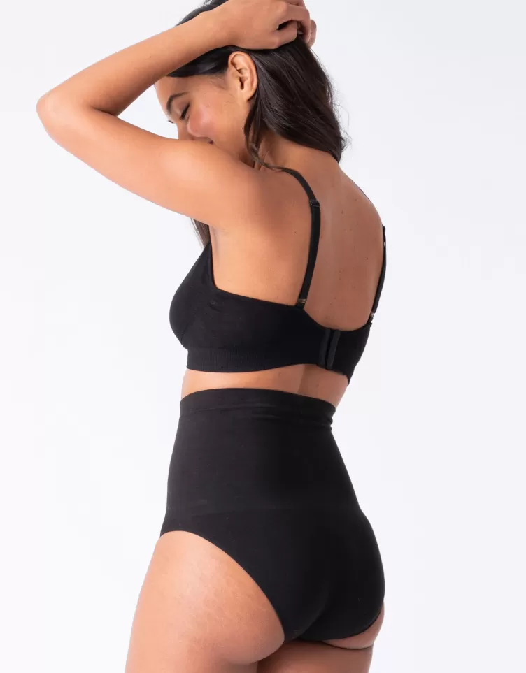 Seraphine Culotte post-grossesse taille haute – Lot de 2 Noir | < CARIPOD™ | Mise en forme et Habillement