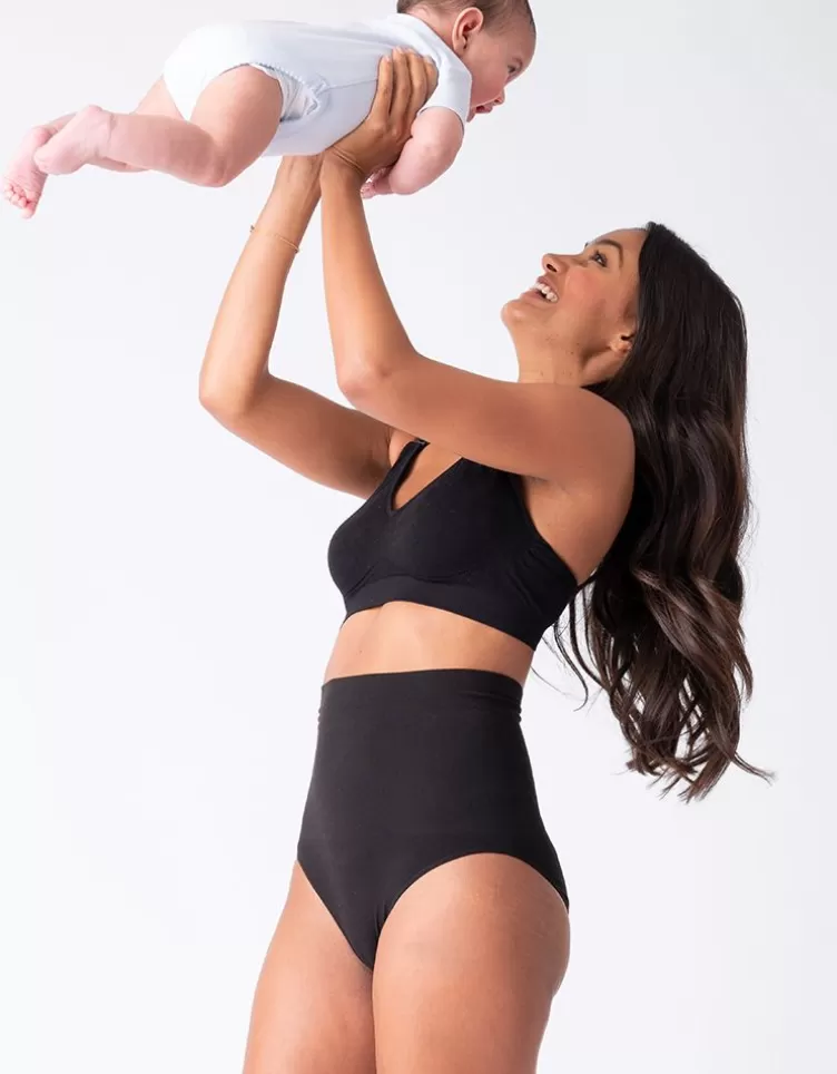 Seraphine Culotte post-grossesse taille haute – Lot de 2 Noir/Terracotta | < Mise en forme et Habillement | Vêtements d'allaitement