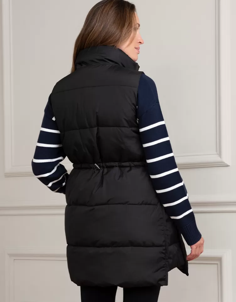 Seraphine Gilet de grossesse et de portage noir 3 en 1 | < Manteaux et vestes