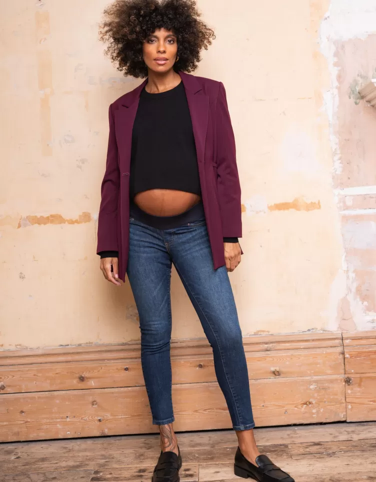 Seraphine Jean grossesse moulant avec bandeau sous le ventre bio | < Pantalons et jupes | Jeans