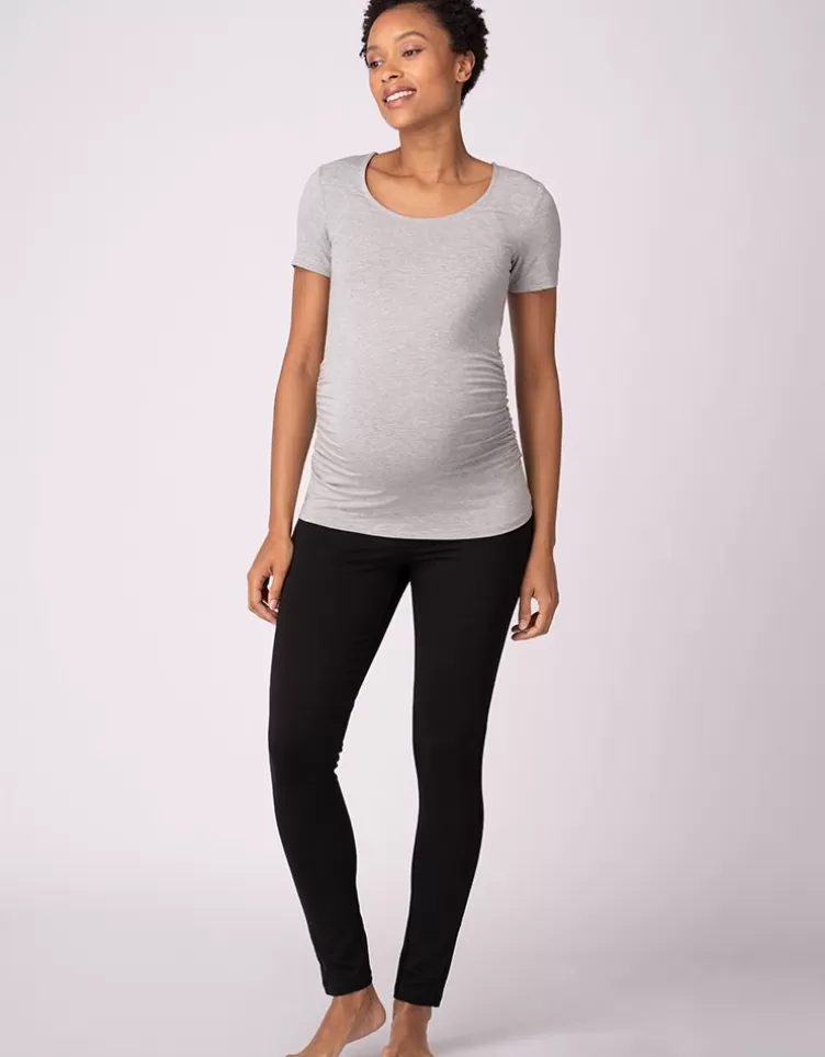 Seraphine Lot de 2 t-shirts basiques grossesse et allaitement – Gris/Bleu marine | < Loungewear | Vêtements de Nuit