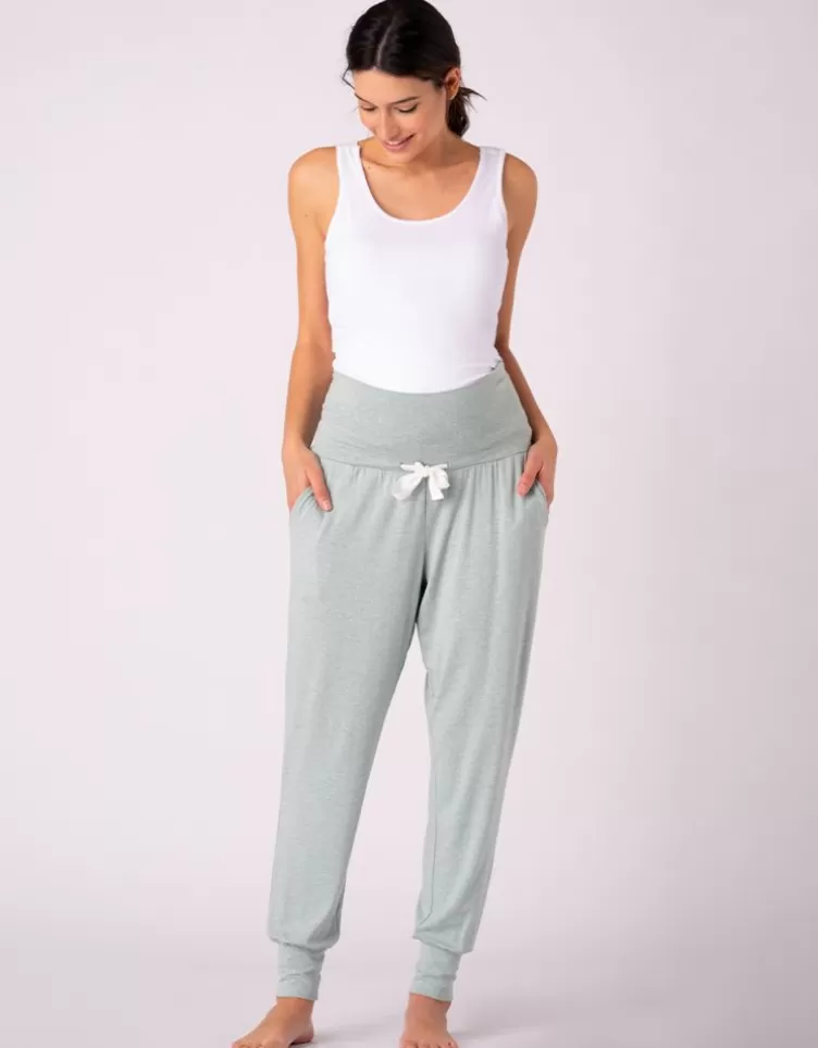 Seraphine Pantalon de repos de maternité - Marine et sauge - Lot de deux | < Vêtements d'allaitement | Loungewear
