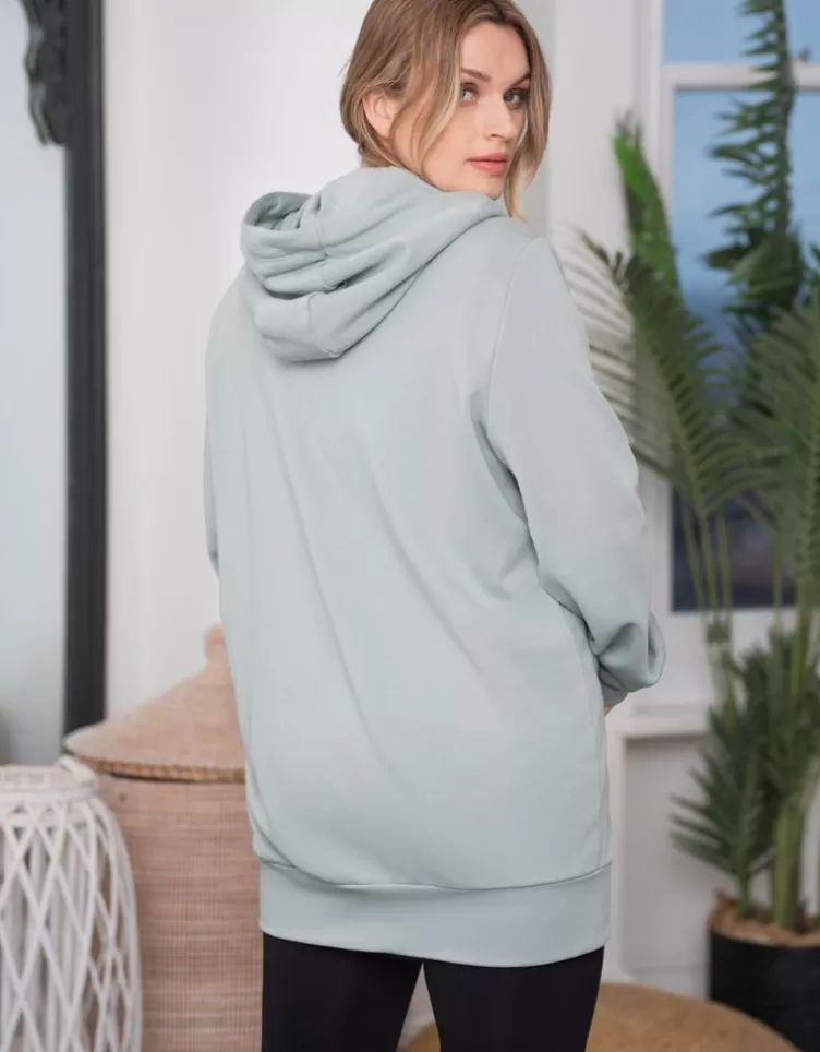 Seraphine Sweat à capuche grossesse et portage Curve 3 en 1 | < Manteaux et vestes